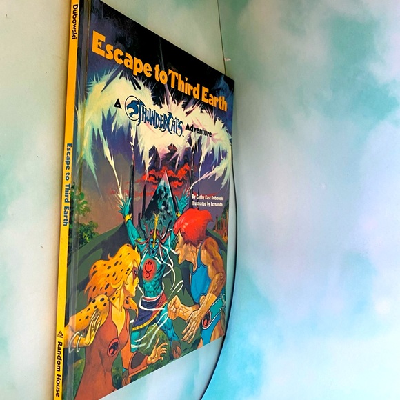 THUNDERCATS ADVENTURE VINTAGE 80s ESCAPE TO THIRD EARTH HARDCOVER BOOK 29p. - Picture 12 of 12